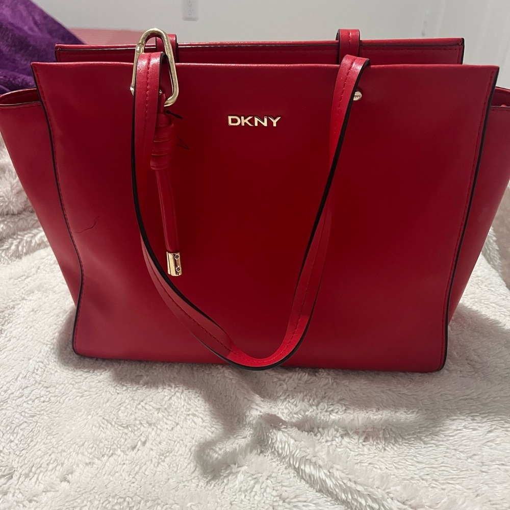 Red Donna Karan Purse